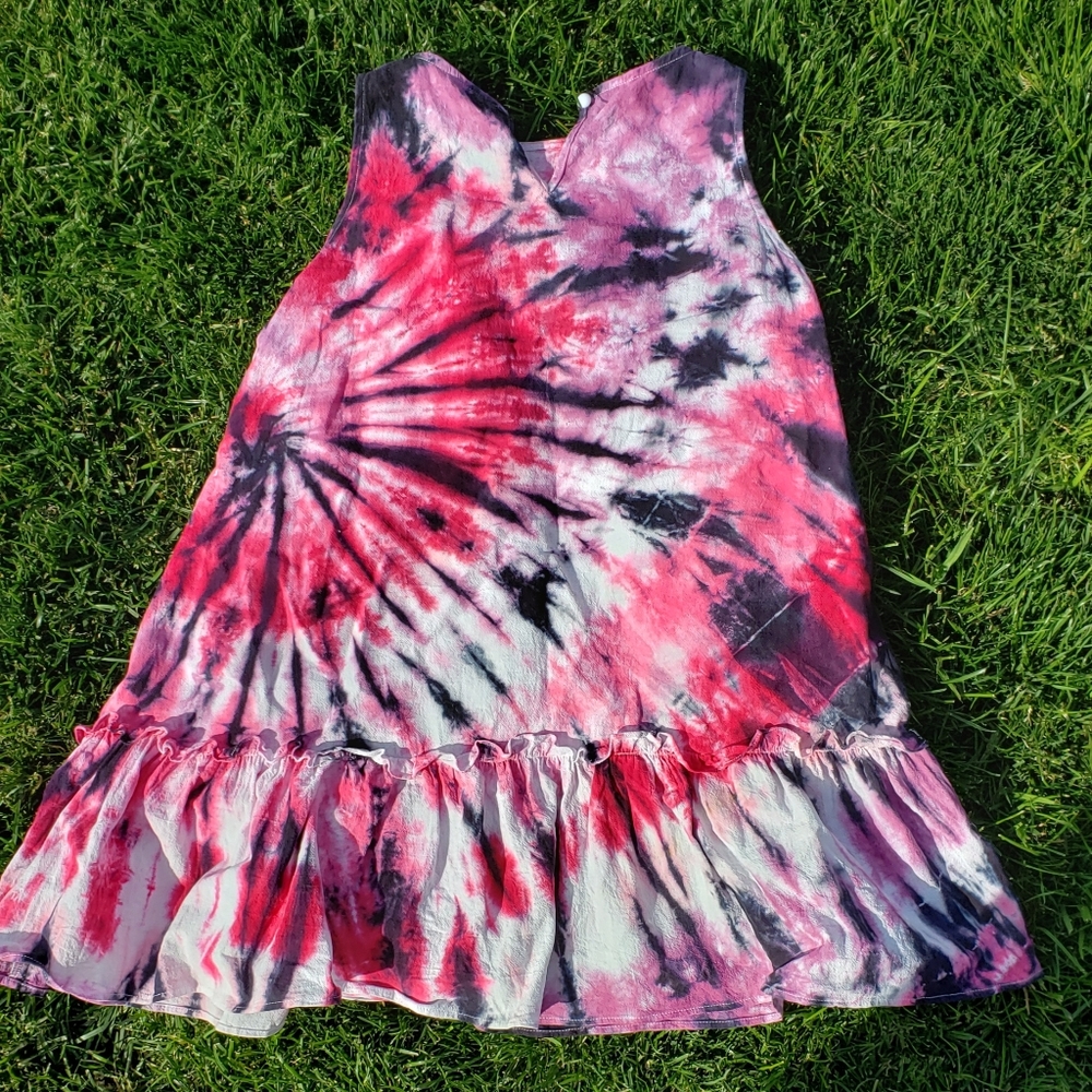 Pink Tie dye dress - Picture 2 of 2
